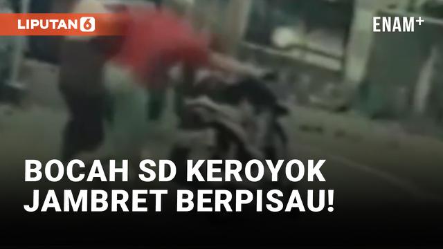 Berani! Bocah SD Lawan Jambret Berpisau di Surabaya