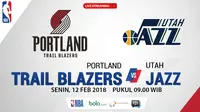 Portland Trail Blazers Vs Utah Jazz_2 (Bola.com/Adreanus Titus)