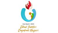 Mengusung tema 'Jihad Santri Jayakan Negeri', Kemenag RI merilis logo Hari Santri 2023 di Auditorium HM Rasjidi, Gedung Kementerian Agama, Jakarta, Jumat (6/10/2023).