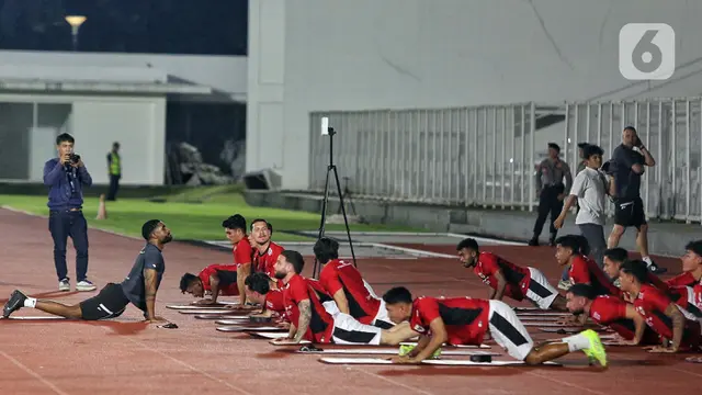 Kembali dari Bali Jelang Hadapi China, Timnas Indonesia Gelar Sesi Latihan Terbuka