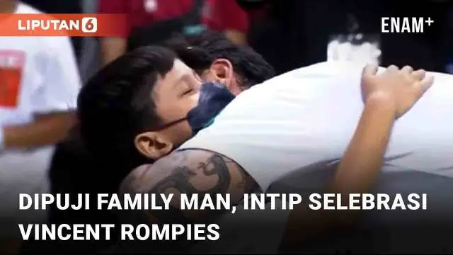 VIDEO: Dipuji Sebagai Family Man, Intip Selebrasi Manis Vincent Rompies Usai Menang Tepok Bulu