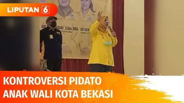 Pidato anak Wali Kota non aktif, Kota Bekasi, Rahmat Effendi yang tersandung kasus korupsi viral! Ia menyebut penangkapan sang Ayah adalah pembunuhan karakter dan ‘kuning’ sedang diincar. Begini tanggapan Golkar.