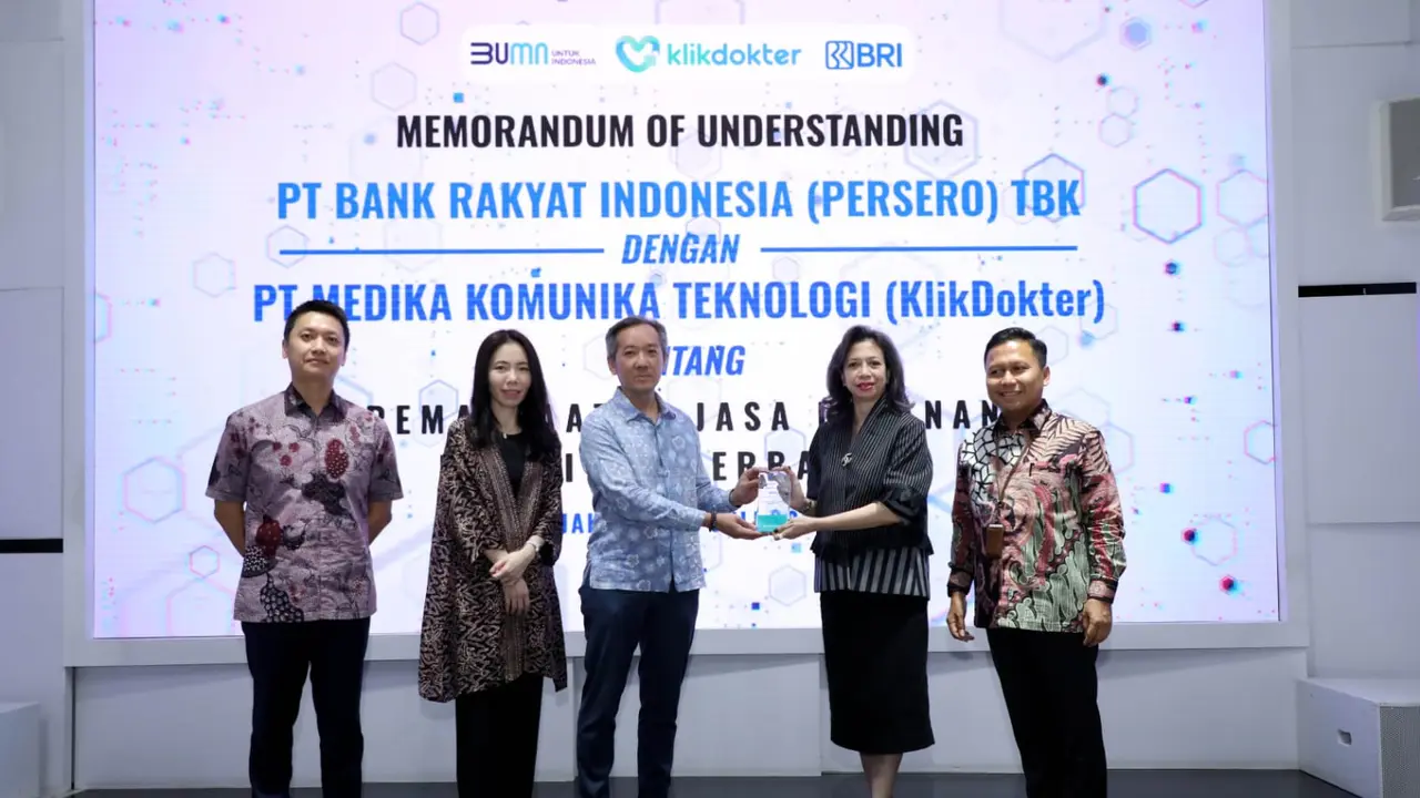 Perkuat Ekosistem Telemedicine, BRI dan KlikDokter Jalin Kerja Sama Layanan Digital Payment