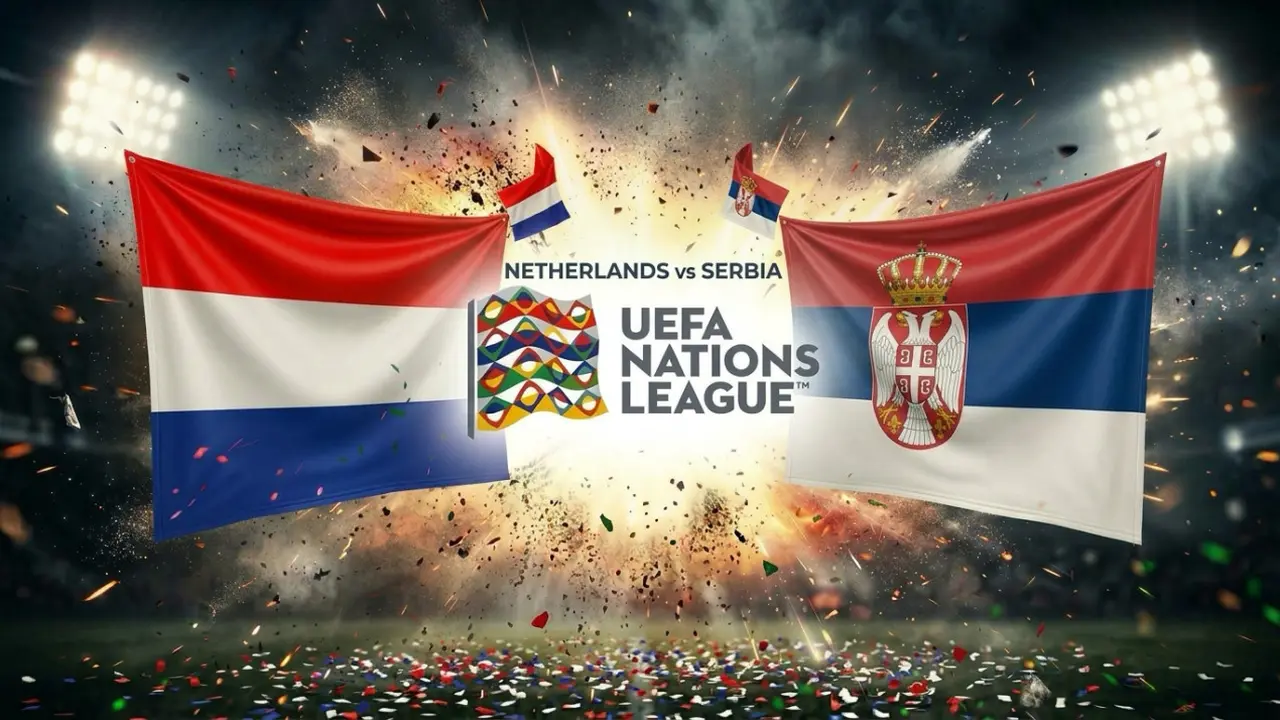 Ilustrasi Belanda Vs Serbia