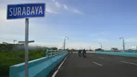 Jalan MERR IIC Surabaya, Jawa Timur. (Foto: Liputan6.com/Dian Kurniawan)
