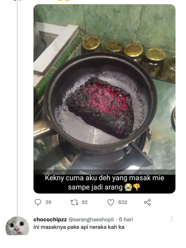 10 Potret Kegagalan Netizen saat Masak Ini Bikin Elus Dada