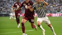 Juventus berhasil unggul terlebih dahulu melalui gol Federico Gatti di awal babak kedua. (Isabella BONOTTO / AFP)
