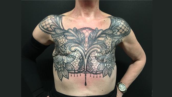 Perempuan Ini Ubah Bekas Luka Kanker Payudara Jadi Seni - Citizen6