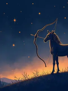 logo ramalan harian zodiak sagittarius (sumber: AI generated)