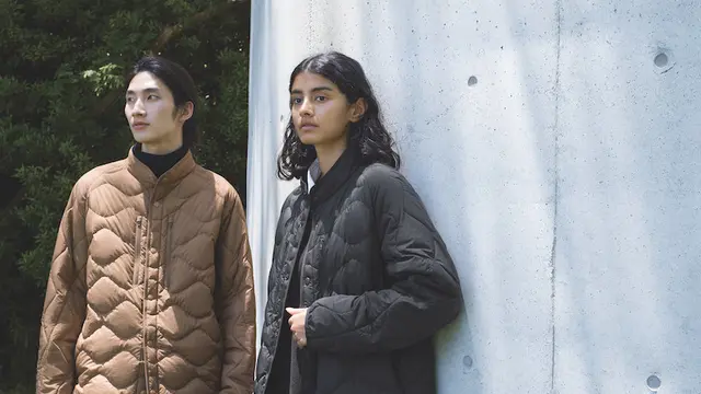 Foto koleksi jaket menarik berbahan daur ulang oleh UNIQLO dan White Mountaineering