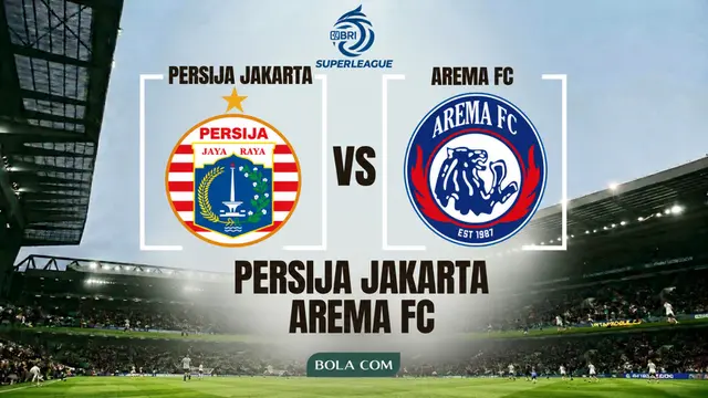 Ilustrasi Persija Jakarta Vs Arema FC