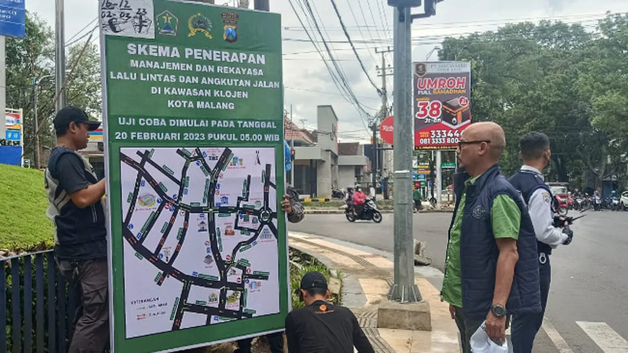 Dishub Kebut Sosialisasi Skema Satu Arah Kayutangan Malang