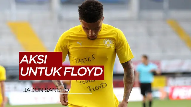 Berita Video Jadon Sancho Ikut Suarakan Keadilan Untuk George Floyd Saat Borussia Dortmund Bantai Paderborn 6-1