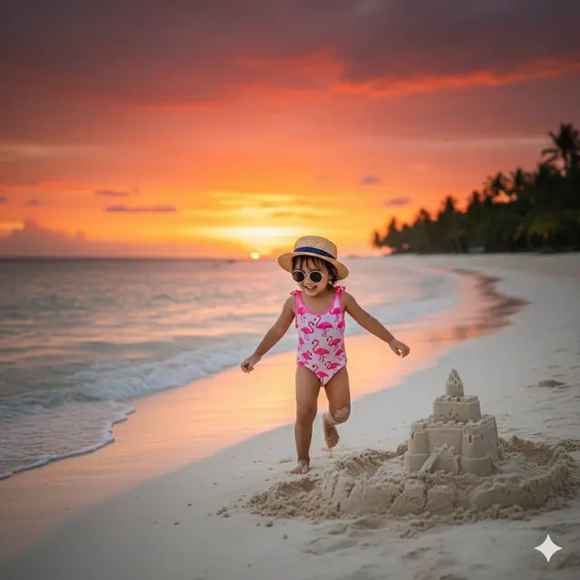 Prompt Gemini AI untuk Prediksi Wajah Anak di Masa Depan (created by AI)