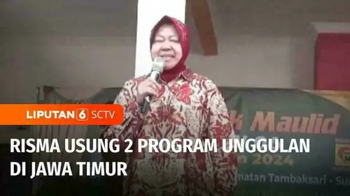 VIDEO: Risma Tawarkan Dua Program Unggulan di Jatim