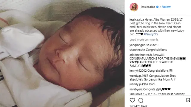 [Bintang] Cash Warren dan Jessica Alba