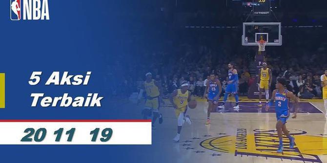 VIDEO: 5 Aksi Terbaik 20 November NBA 2019-2020