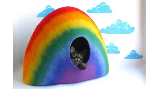 7 Tempat Tidur Kucing dari Wol Ini Bentuknya Menarik Banget