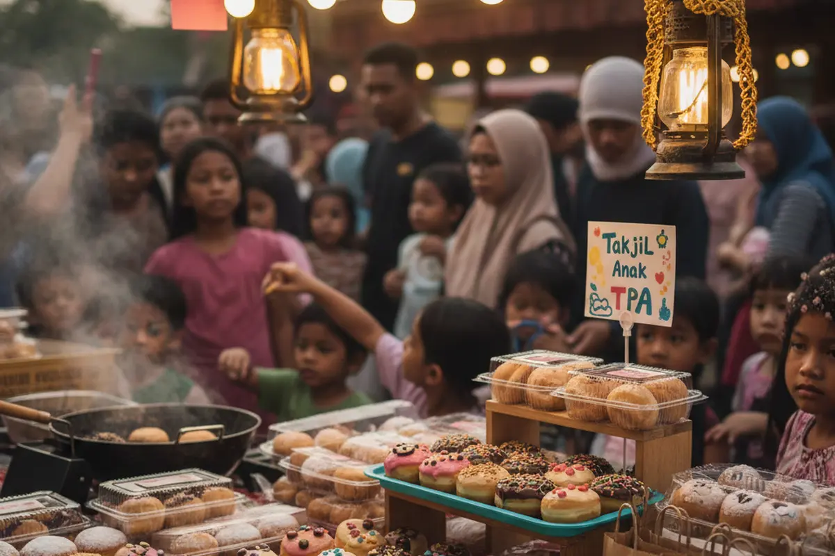 Ide Jualan Takjil Anak TPA Ramadan 2026 (Foto: Gemini AI)