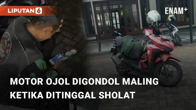 Beredar video viral terkait kasus pencurian yang tak pandang bulu. Pencurian motor tersebut terjadi di Masjid Alhadi, Cijahe, Bogor