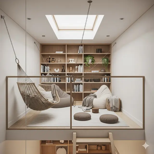 Mezzanine sebagai Ruang Santai dan Meditasi yang Nyaman