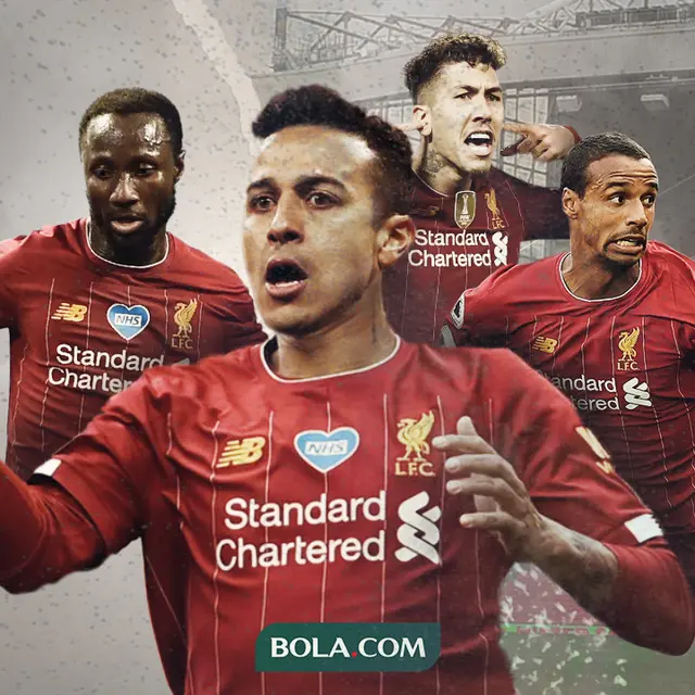 Naby Keita, Thiago Alcantara, Roberto Firmino dan Joel Matip