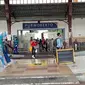 Suasana Stasiun Besar Purwokerto pada masa libur panjang akhir Oktober 2020. (Foto: Liputan6.com/Humas KAI Daop 5 Purwokerto)