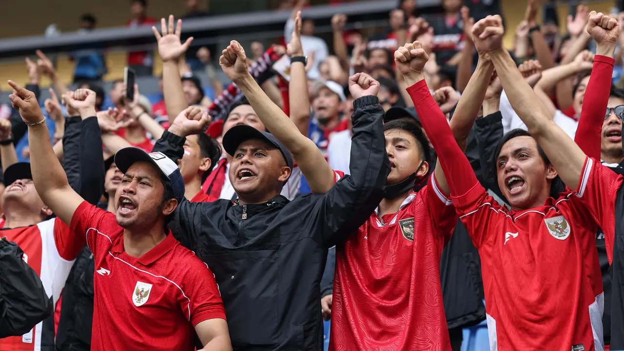 Foto: Potret Dukungan Suporter Timnas Indonesia di Kandang Jepang dalam Laga Terakhir Kualifikasi Piala Dunia 2026