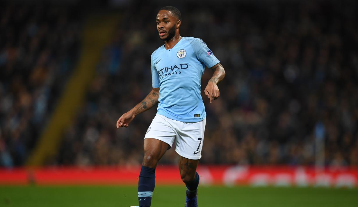 4. Raheem Sterling (Man City) - 6 gol dan 5 assist (AFP/Paul Ellis)