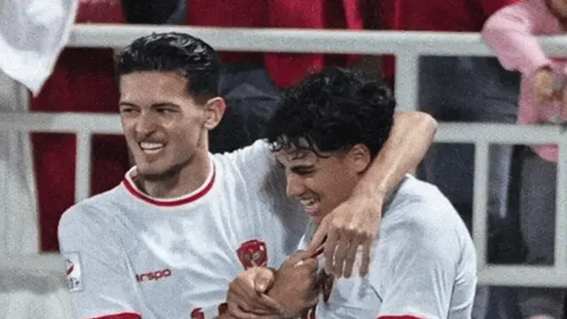Duo Timnas Indonesia Justin Hubner dan Rafael Struick saat hadapi Korea Selatan di Piala Asia U-23 2024. (Dok PSSI)