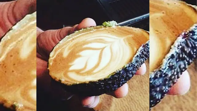 Tren, Minum Kopi Latte dalam Cangkang Alpukat, Mau Coba?