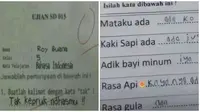 Jawaban Nyeleneh Murid Pakai Bahasa Sehari-hari. (Sumber: X/@mapuluh_)