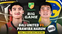 Link Live Streaming IBL 2024: Bali United Vs Prawira Harum Bandung di Vidio, 3 Februari 2024. (Sumber: dok. vidio.com)