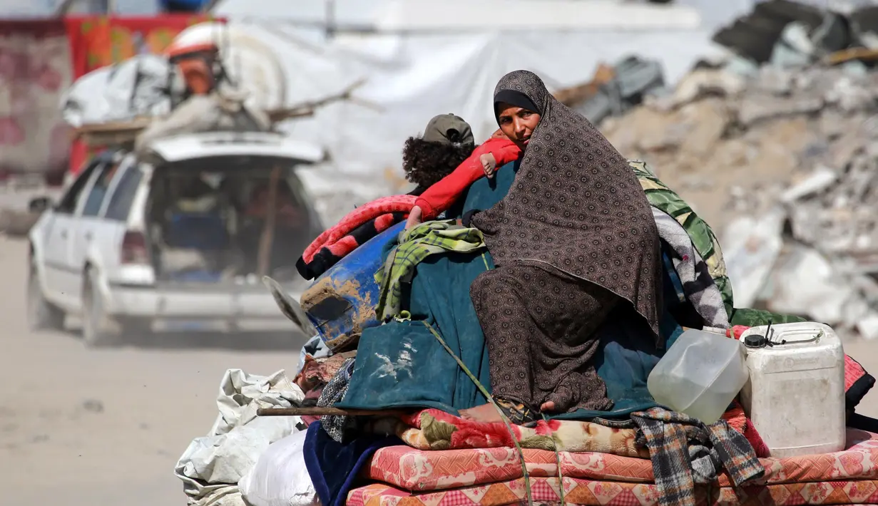 Kementerian Kesehatan di Gaza, pada Kamis 15 Mei 2025, mengatakan setidaknya 53.010 warga Palestina menjadi korban tewas dan 119.998 mengalami luka sejak perang Israel dengan milisi Hamas memanas pada 7 Oktober 2023. (Bashar TALEB/AFP)