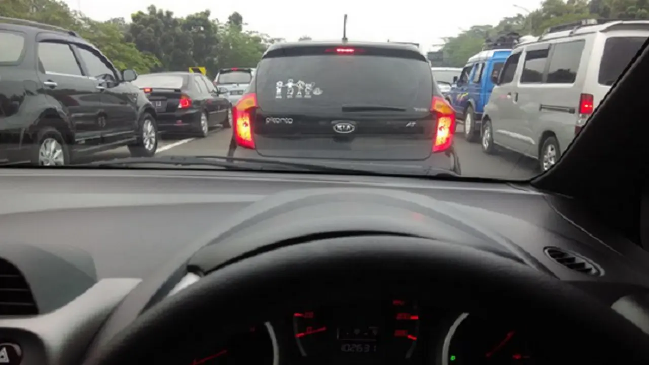 Kemacetan Tol Cikampek