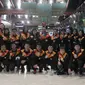 Tim Indonesia yang akan bertanding di Piala Sudirman 2017 bertolak ke Gold Coast, Australia, dari bandara International Soekarno Hatta, Rabu (17/5/2017). (PBSI)