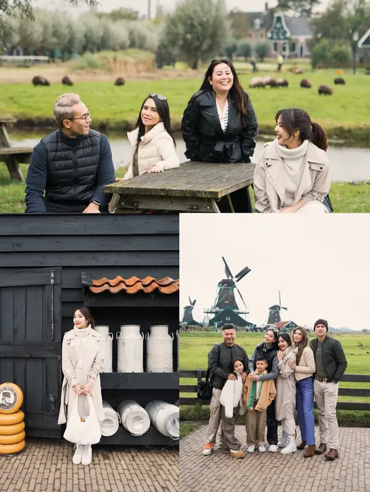 Liburan mereka terasa sangat menyenangkan dan meriah karena banyak yang ikut serta. (Foto: Instagram/ gisel_la)