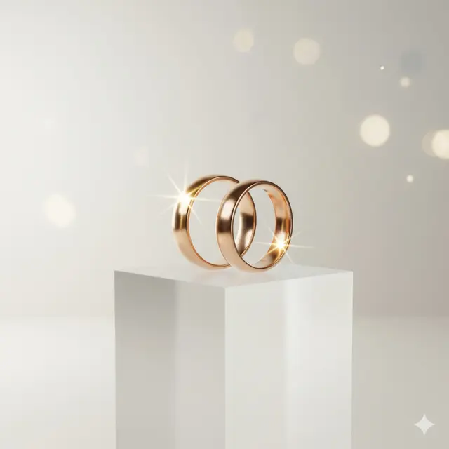 Cincin Polos High Polish (High Polish Plain Band)