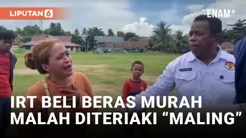 VIDEO: Mau Beli Beras Murah, IRT di Baubau Malah Diteriaki "Maling" oleh Kepala Dinas