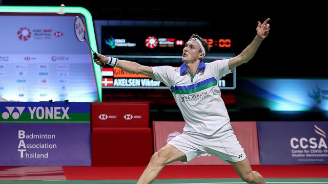 FOTO: Viktor Axelsen Kubur Mimpi Anthony Ginting Tampil di Final Thailand Open