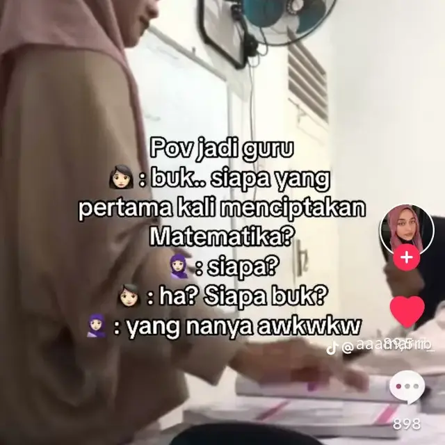 6 POV Gen Z ketika Jadi Guru Ini Bikin Ngakak, Bak Teman Sendiri dengan Murid