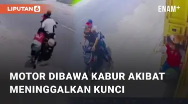 Beredar video viral terkait pencurian motor di Siantar Sumatera Utara. Pencurian ini terekam CCTV ketika kedua pelaku tengah mengintai target