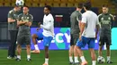 Ini akan jadi pertemuan pertama Real Madrid dan Kairat Almaty. (VYACHESLAV OSELEDKO/AFP)