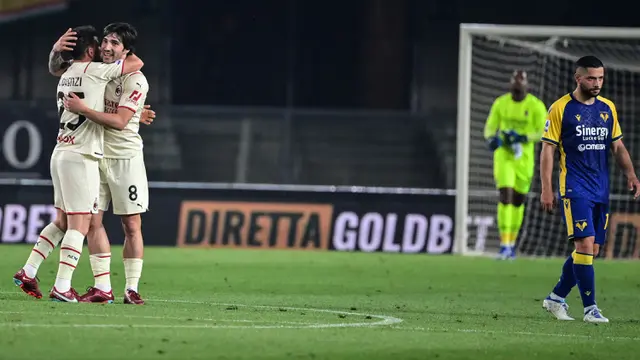 Foto: Apiknya Performa Sandro Tonali Saat Bawa AC Milan Ambil Alih Singgasana Liga ltalia