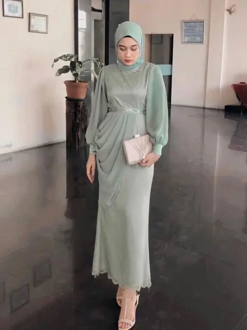 Model baju dress hijab 2025