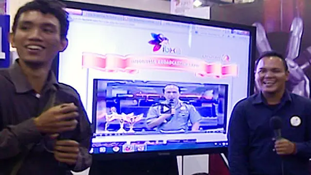Dadang Peserta Presenter The Voice di Indonesia Broadcaster Expo 2013