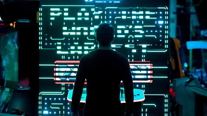 Ilustrasi gim pac-man. (dok. unsplash/@barbarazandoval)