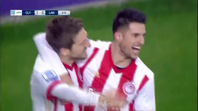 Olympiacos 2-0 Lamia | Liga Yunani | Highlight Pertandingan dan Gol-gol