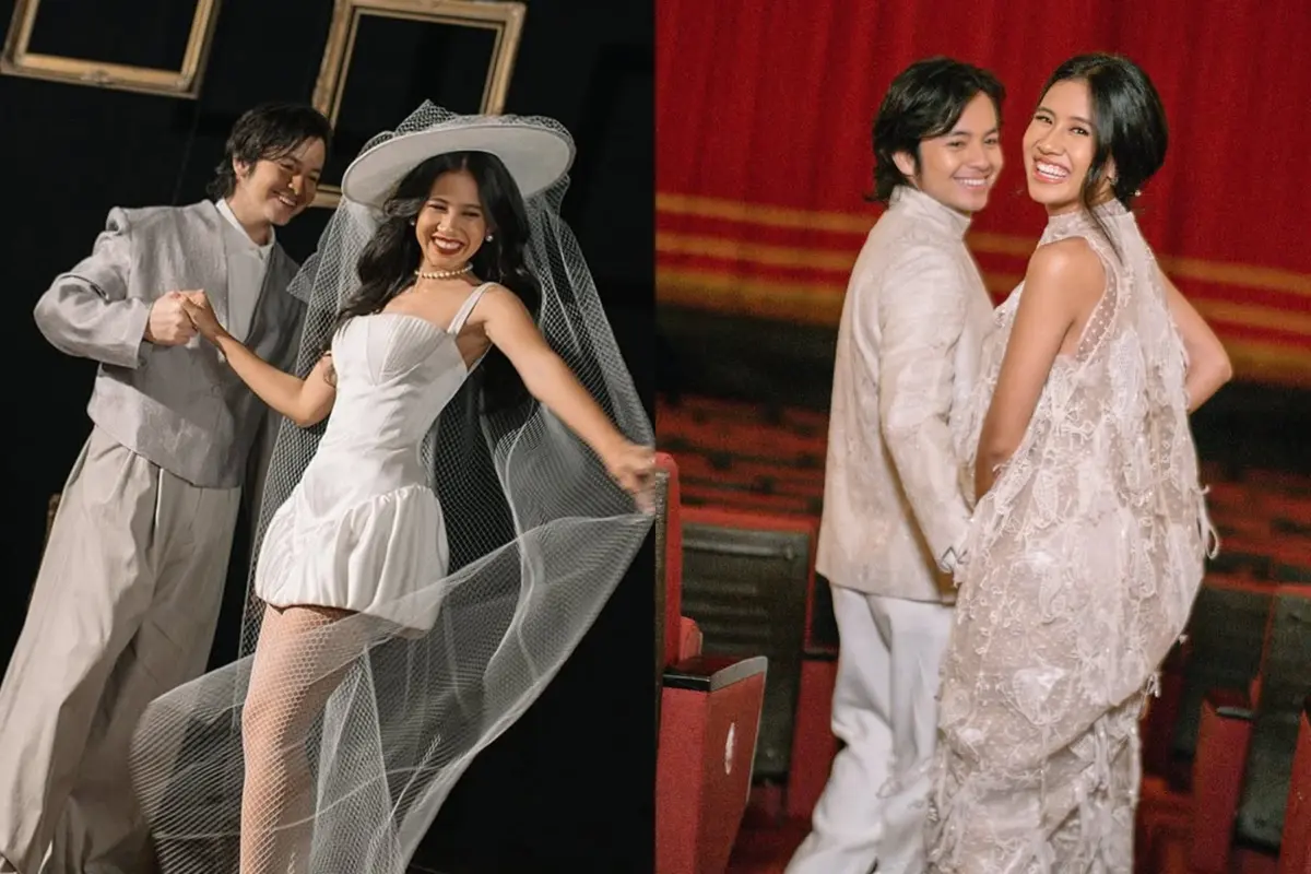 8 Foto Prewedding Angga Yunanda dan Shenina Cinnamon yang Bak Adegan Film Berbagai Genre