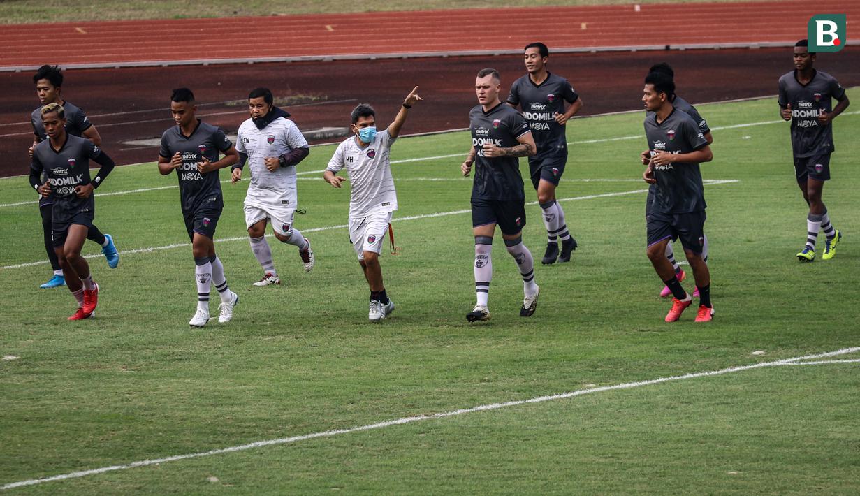 Persiapan yang matang dan perubahan besar yang dilakukan pada musim ini, Persita Tangerang diharapkan berbicara banyak di kompetisi BRI Liga 1 musim 2021/2022 yang akan segera bergulir pada 27 Agustus mendatang. (Foto: Bola.com/Bagaskara Lazuardi)